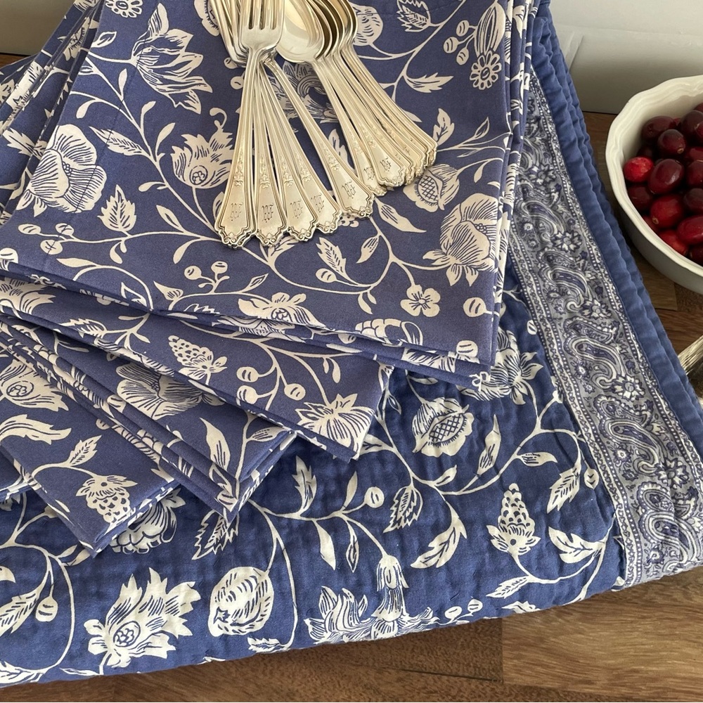 Williams Sonoma napkins (20) and table runner (1)